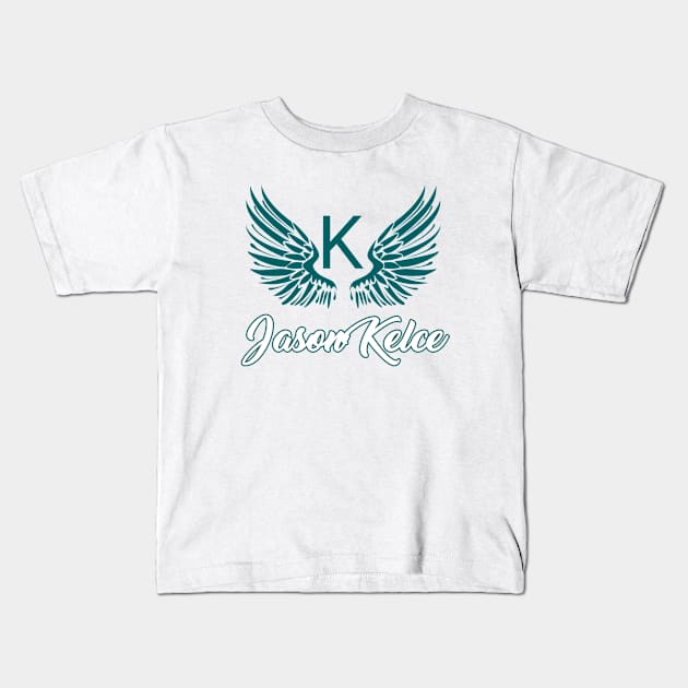 Jason Kelce Kids T-Shirt by Light Up Glow 